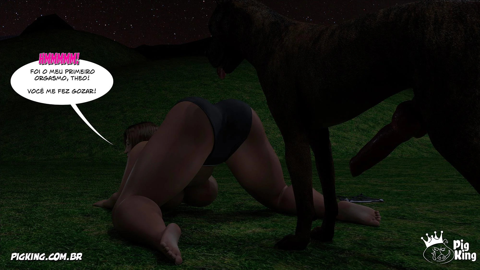 Irmã Sacana: Isabella Exibida - Quadrinhos Eróticos em 3D Explícitos