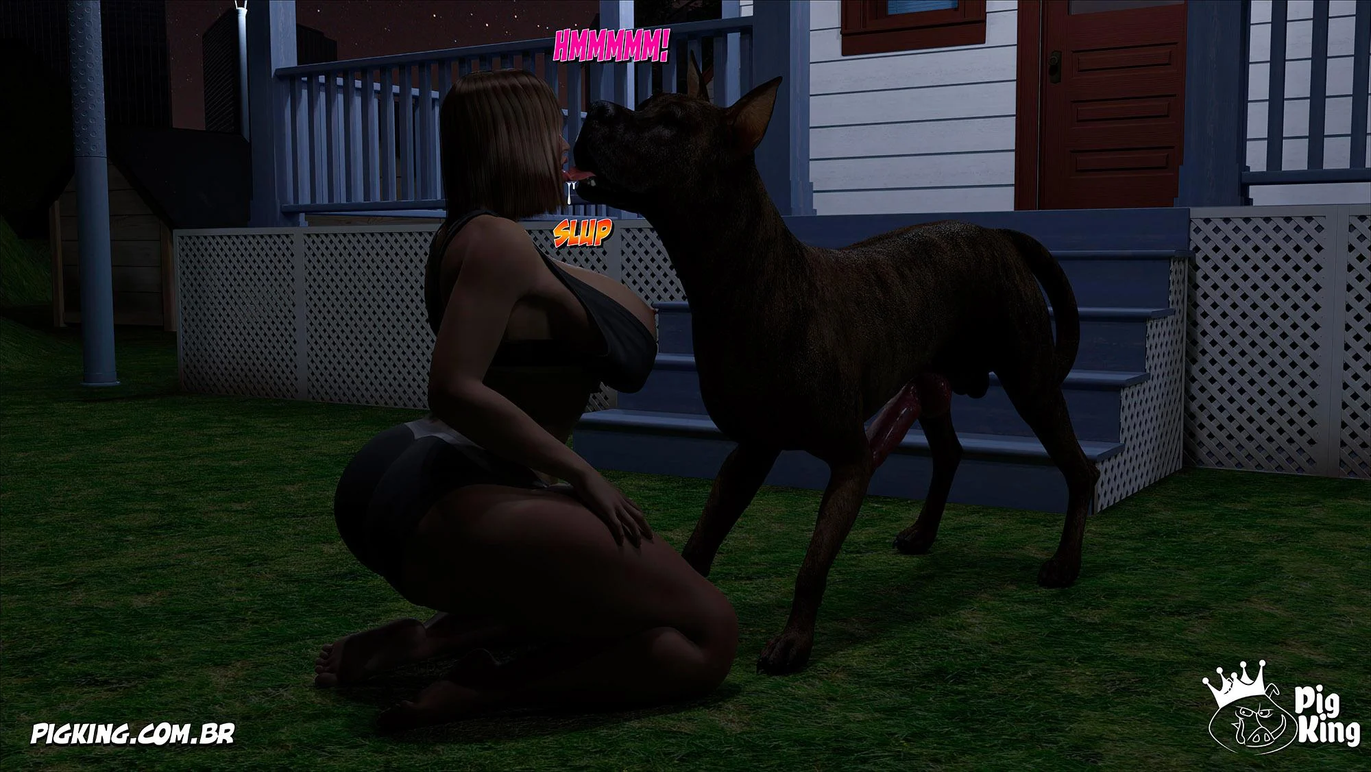 Irmã Sacana: Isabella Exibida - Quadrinhos Eróticos em 3D Explícitos