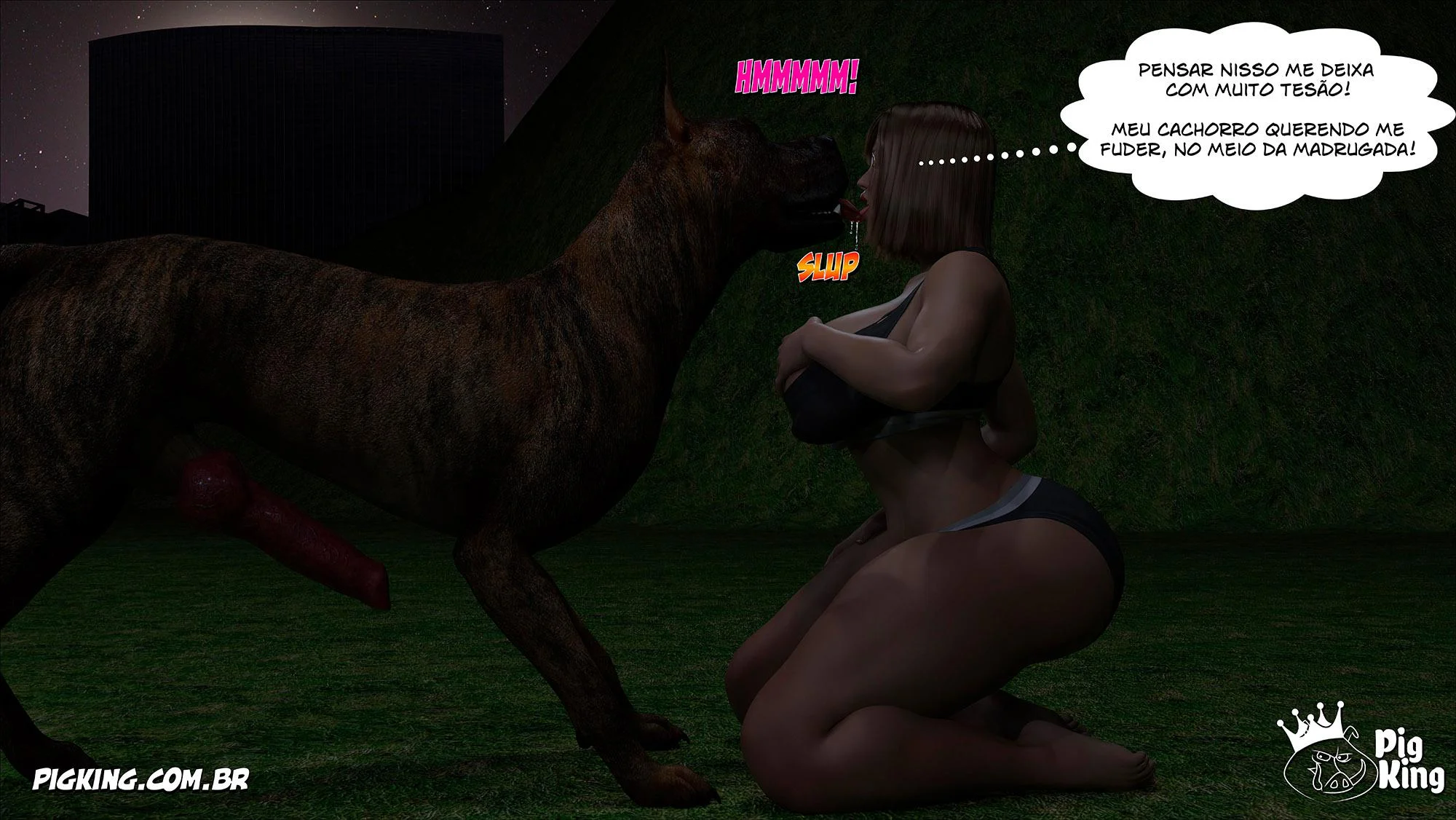 Irmã Sacana: Isabella Exibida - Quadrinhos Eróticos em 3D Explícitos