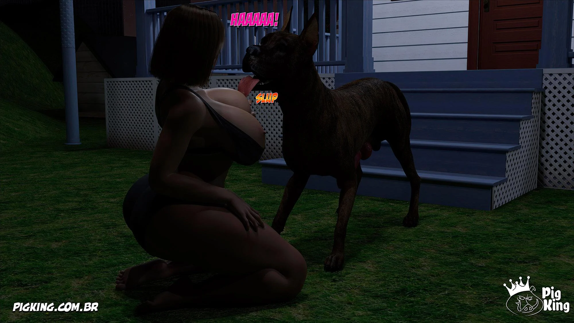 Irmã Sacana: Isabella Exibida - Quadrinhos Eróticos em 3D Explícitos