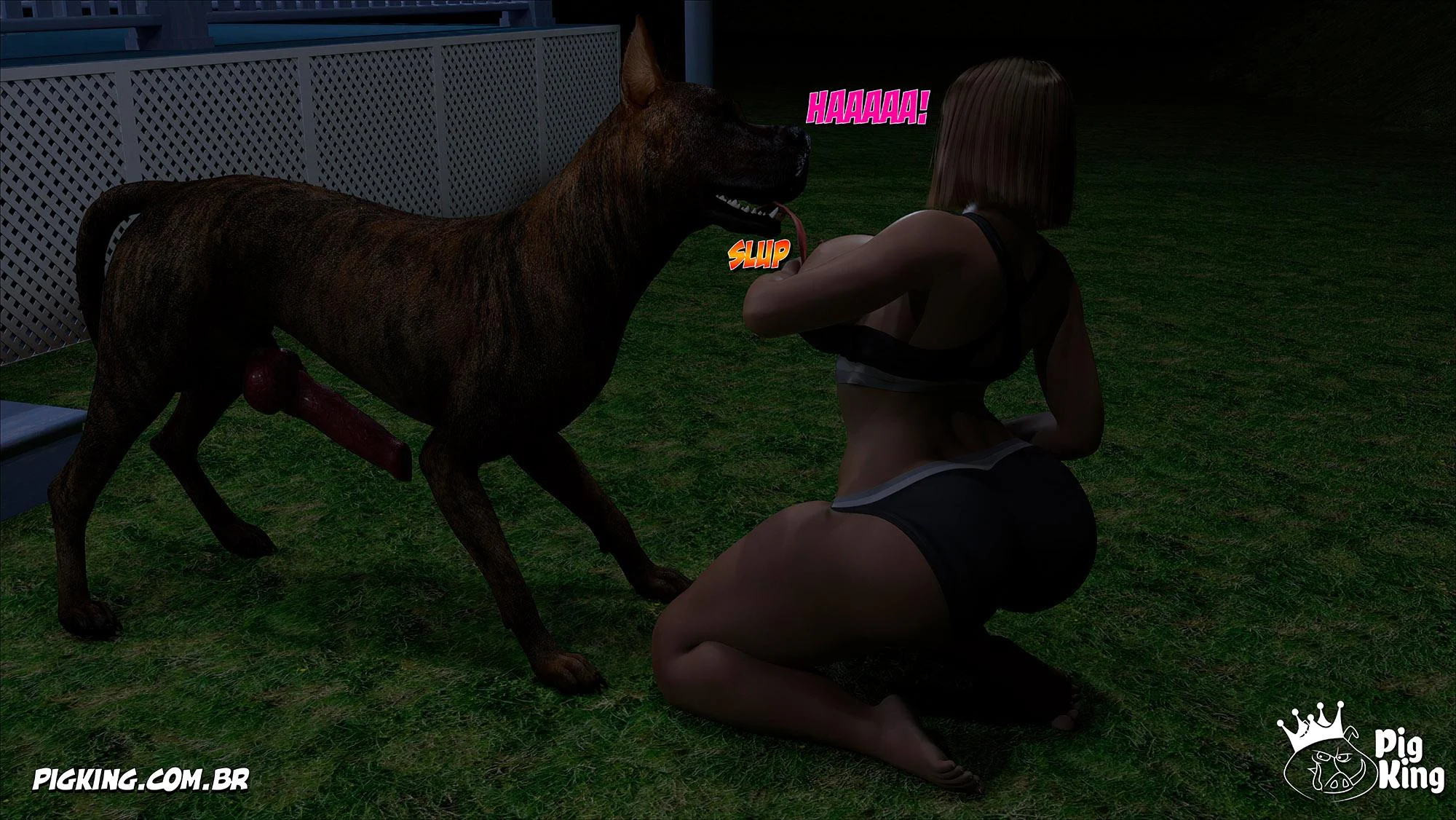 Irmã Sacana: Isabella Exibida - Quadrinhos Eróticos em 3D Explícitos