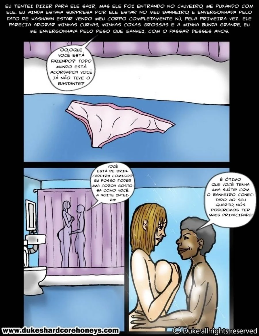 O Amigo Negro Enrabando Minha Família: Hentai em HQ Explícito