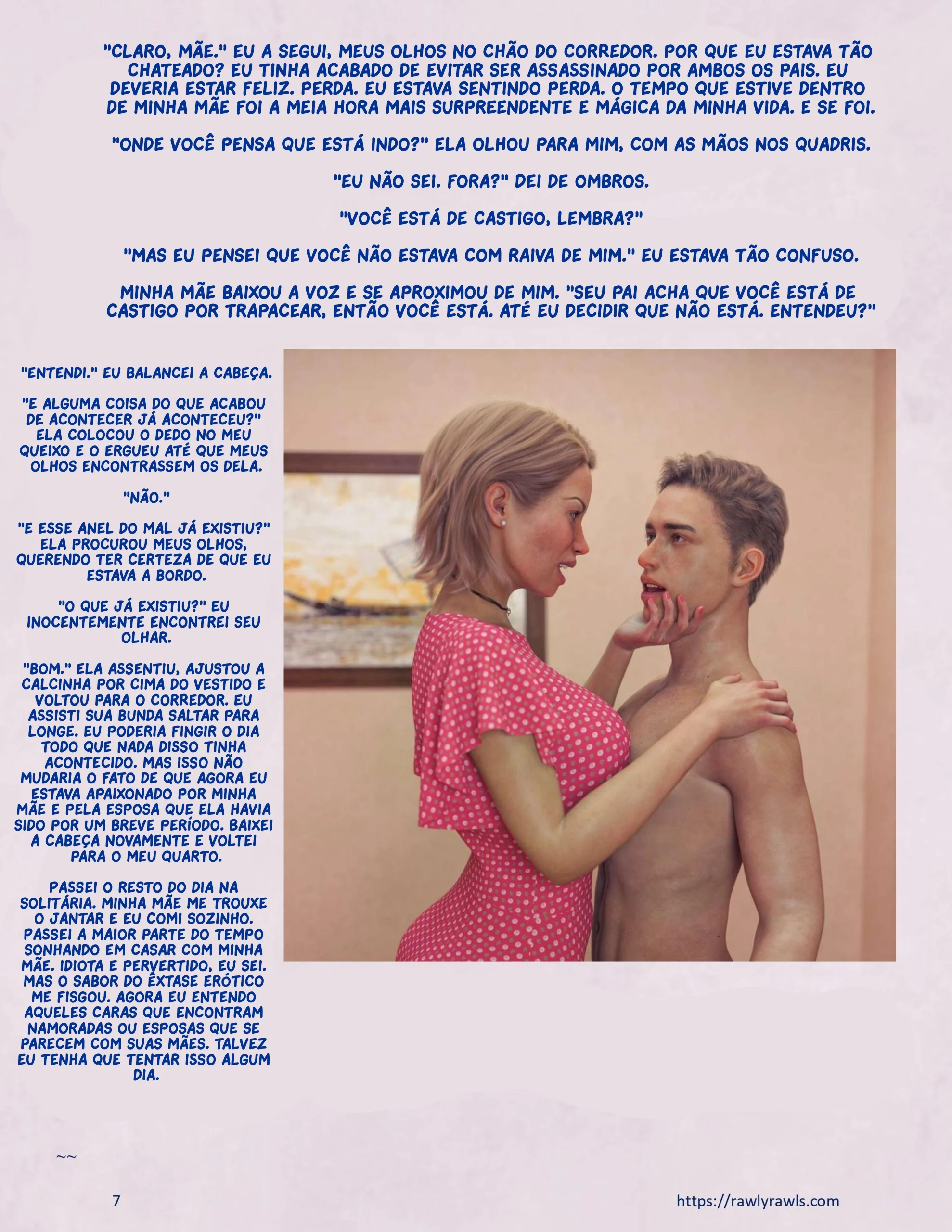 Mamãe Sensual no Trilho do Prazer: Histórias Eróticas Explícitas em HQ