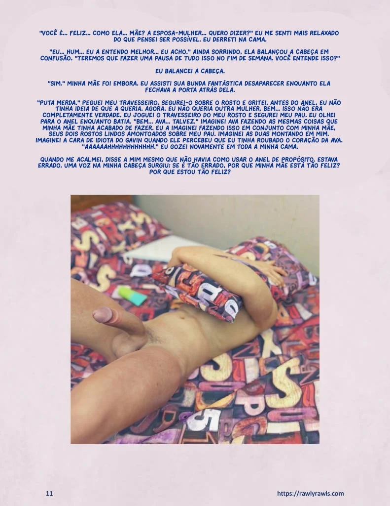 Segredo Proibido da Mamãe: Fudendo com o Filho no Anel Mágico