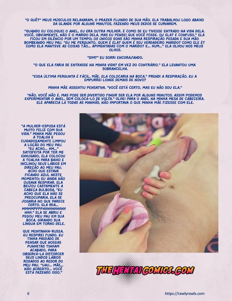 Segredo Proibido da Mamãe: Fudendo com o Filho no Anel Mágico