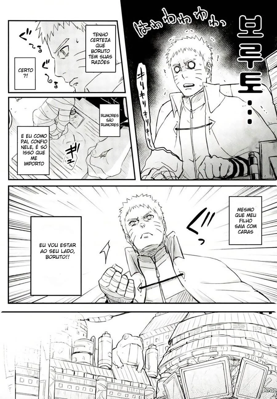 Boruto se entrega ao prazer proibido em cenas quentes de yaoi hentai