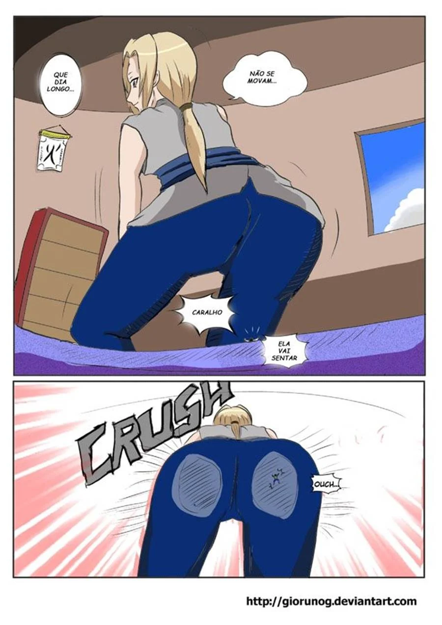 Punição Sexual da Tsunade: Fodas Explícitas de Naruto em HQ Proibida