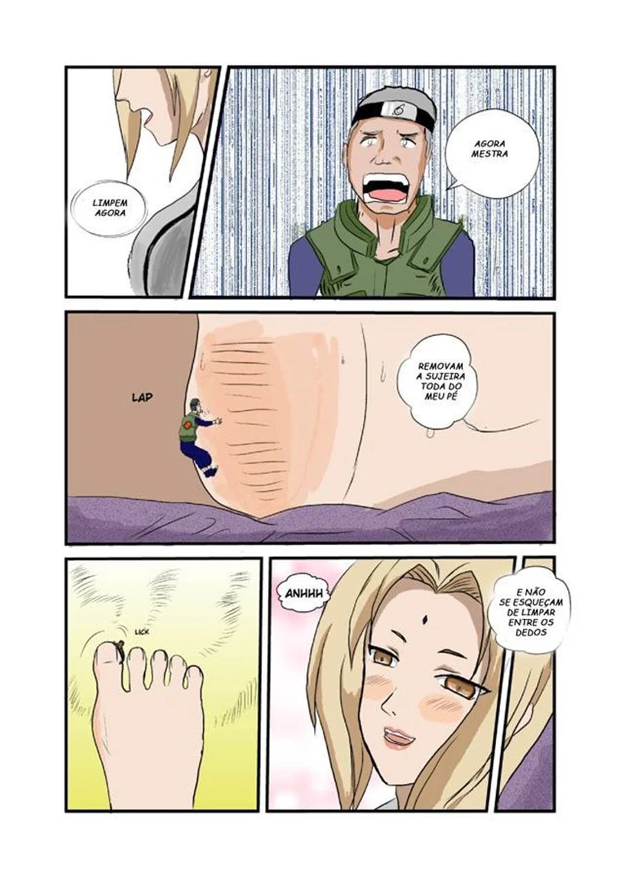 Punição Sexual da Tsunade: Fodas Explícitas de Naruto em HQ Proibida