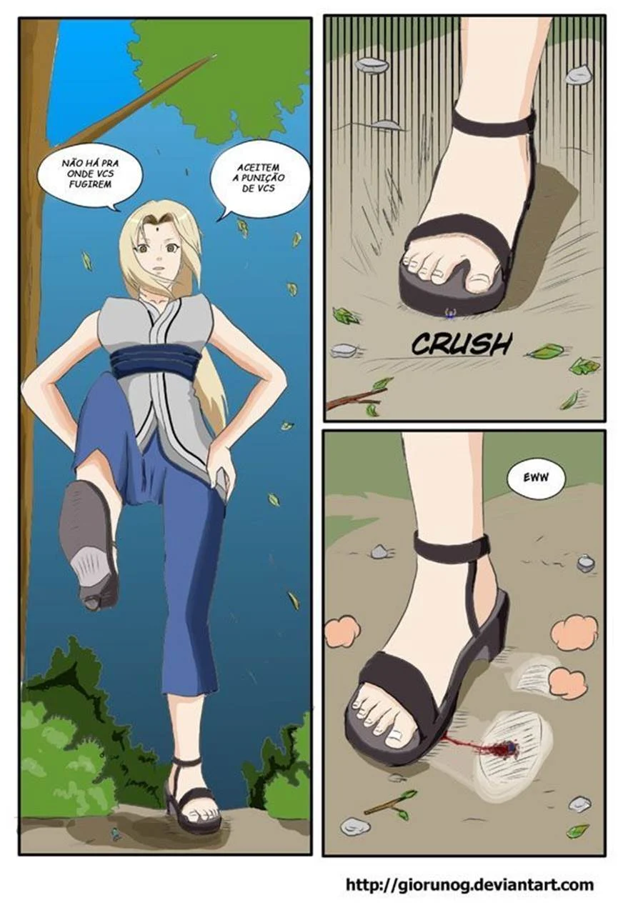 Punição Sexual da Tsunade: Fodas Explícitas de Naruto em HQ Proibida