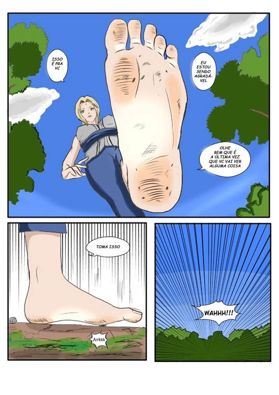Punição Sexual da Tsunade: Fodas Explícitas de Naruto em HQ Proibida
