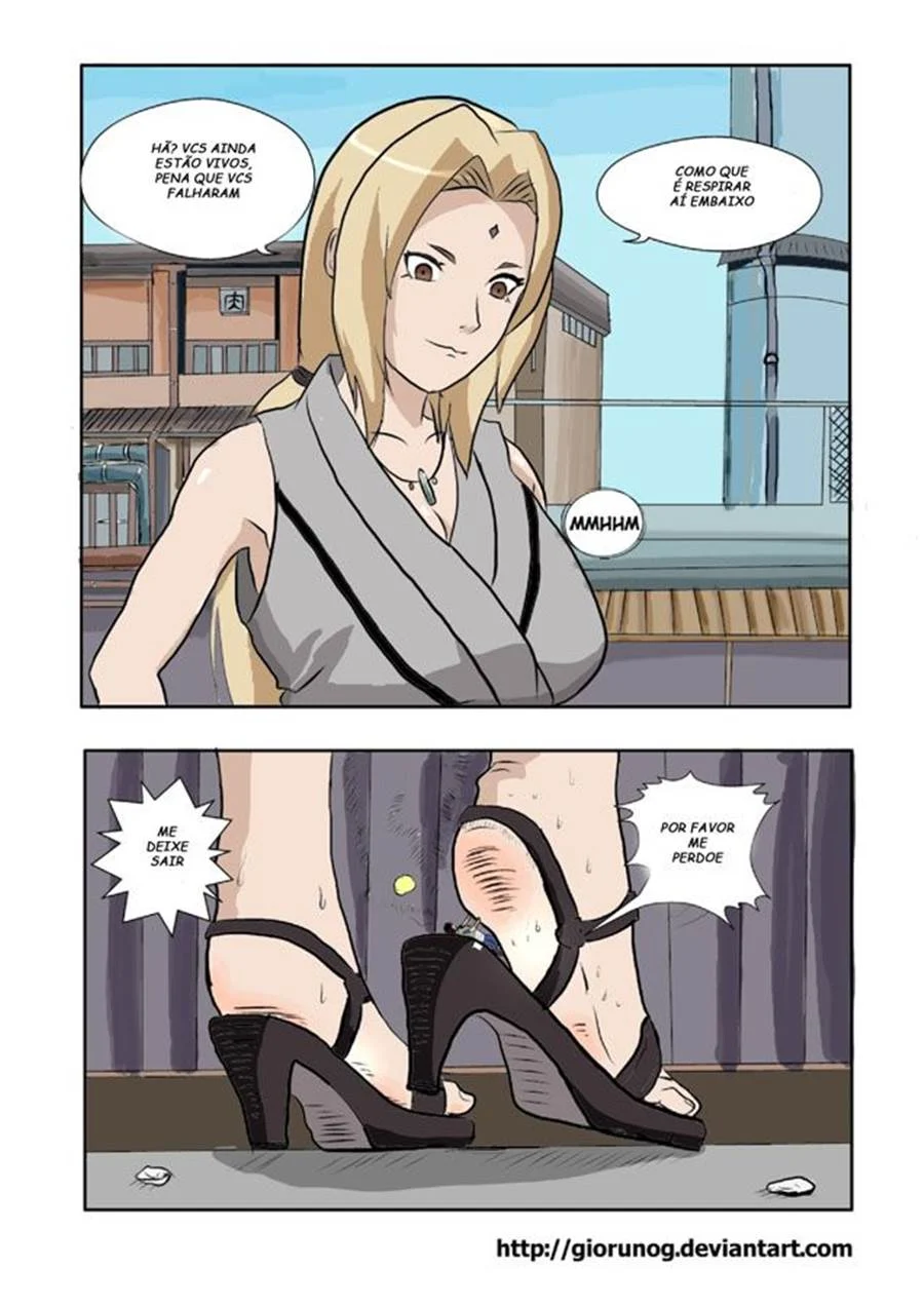 Punição Sexual da Tsunade: Fodas Explícitas de Naruto em HQ Proibida