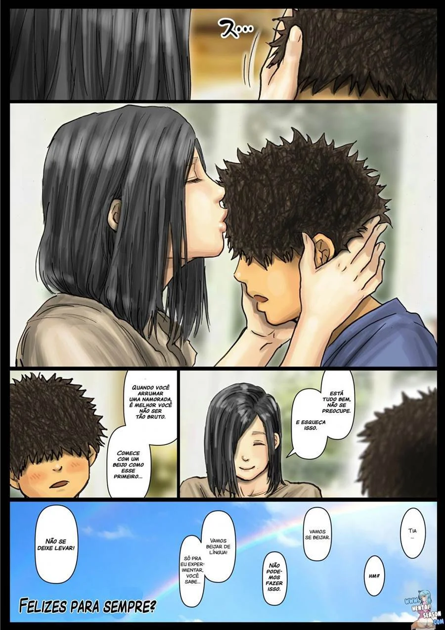 Amor Pecaminoso: A Tia Mais Quente na Cama - HQ Erótica Explícita