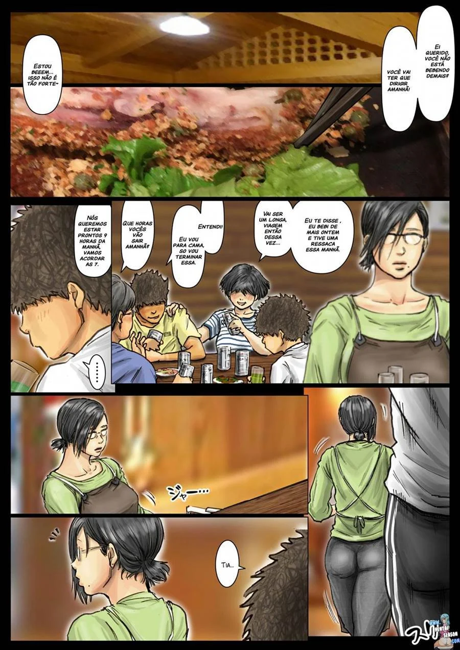 Amor Pecaminoso: A Tia Mais Quente na Cama - HQ Erótica Explícita