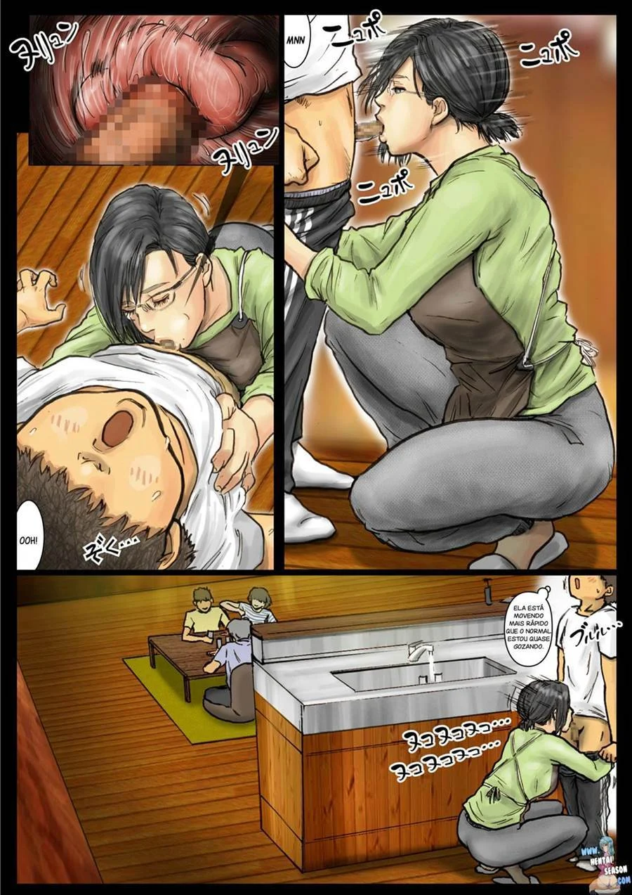 Amor Pecaminoso: A Tia Mais Quente na Cama - HQ Erótica Explícita