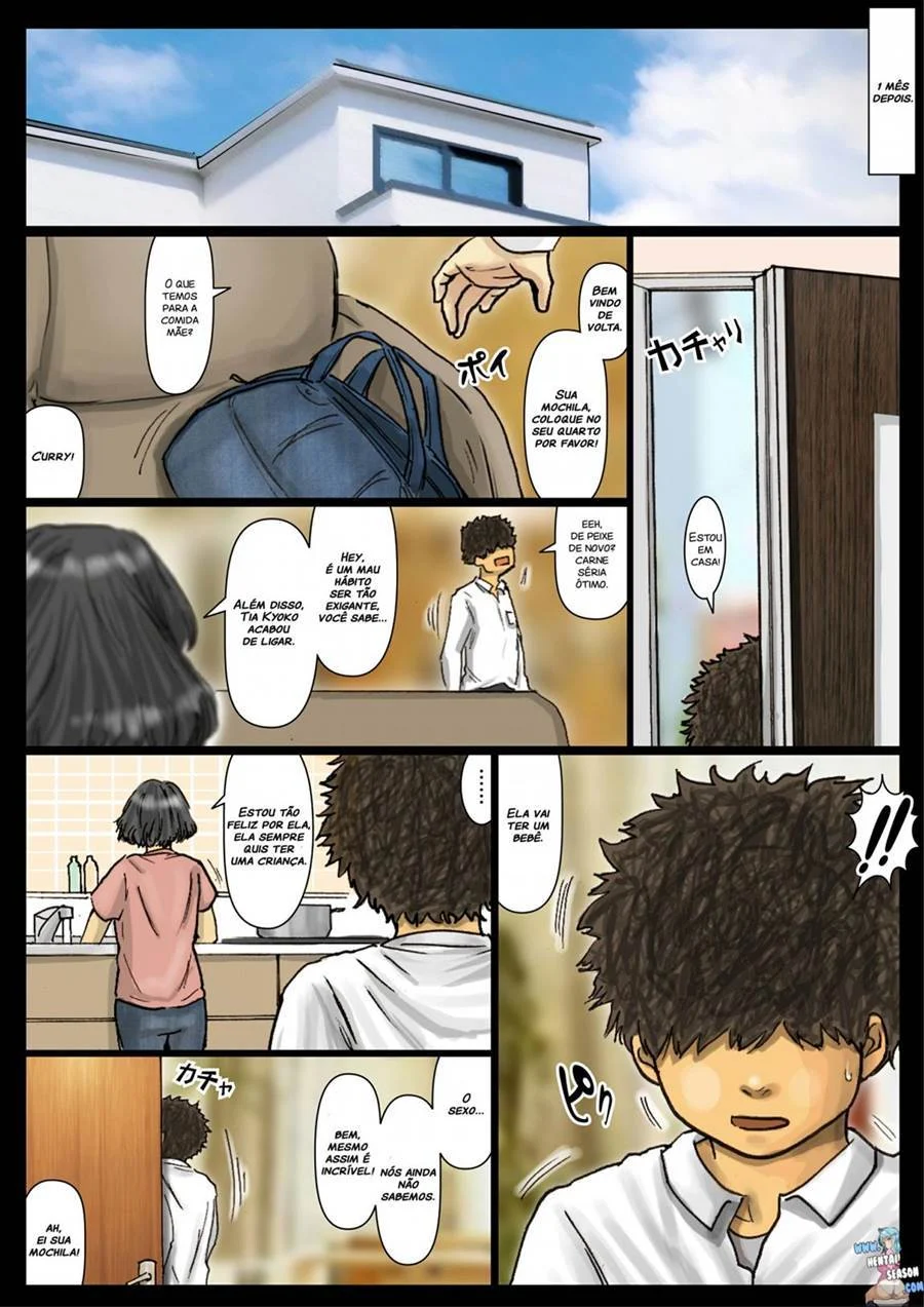 Amor Pecaminoso: A Tia Mais Quente na Cama - HQ Erótica Explícita