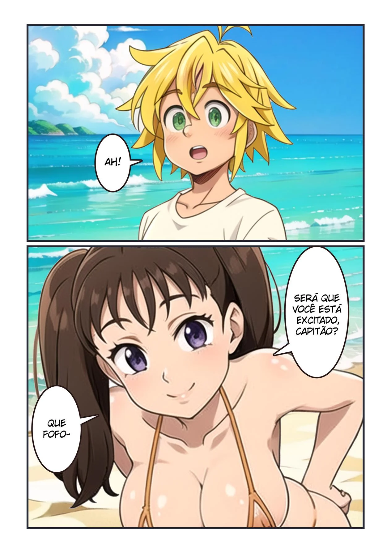 Hentai Explicito: Diane do Nanatsu no Taizai Desnuda e Sedutora em Cenas Proibidas