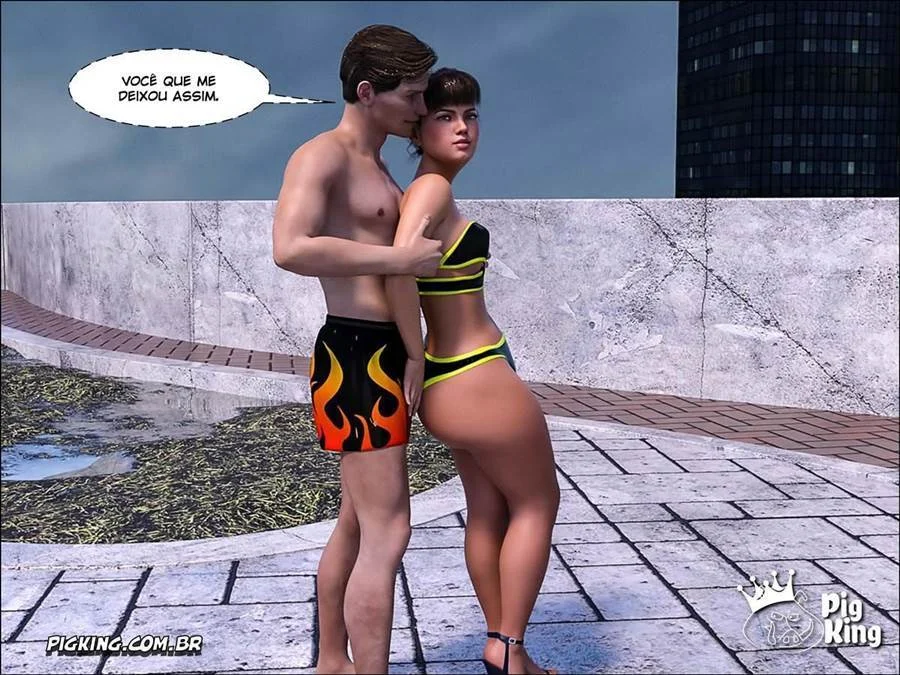 Fudendo a virgem exibida: foda anal com sobrinha safada em 3D