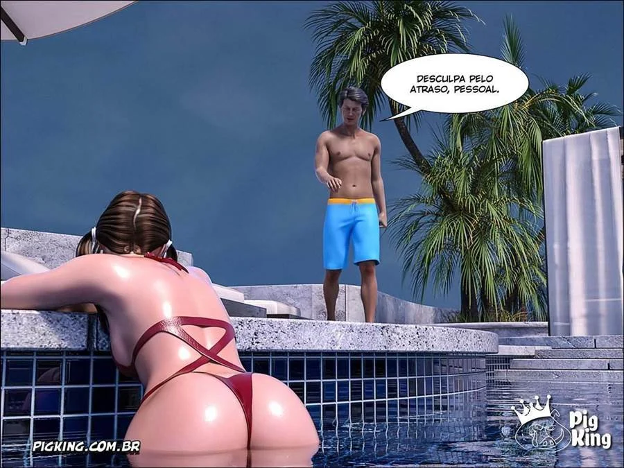 Fudendo a virgem exibida: foda anal com sobrinha safada em 3D