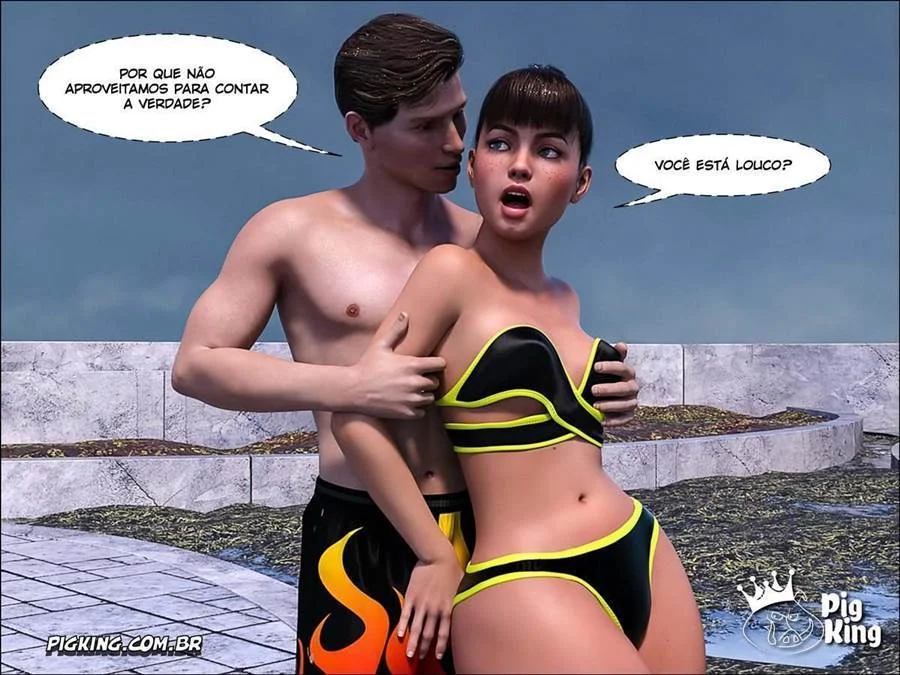 Fudendo a virgem exibida: foda anal com sobrinha safada em 3D