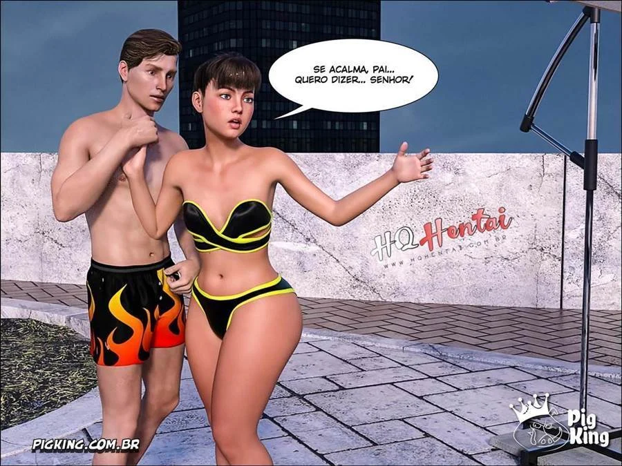 Fudendo a virgem exibida: foda anal com sobrinha safada em 3D