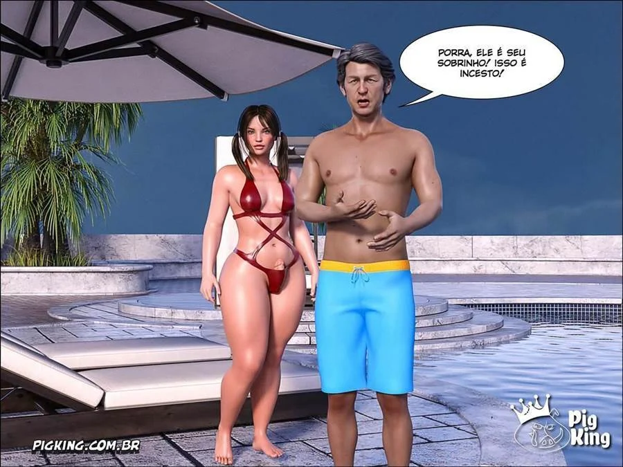 Fudendo a virgem exibida: foda anal com sobrinha safada em 3D