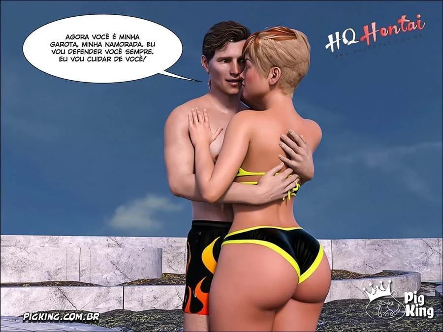 Fudendo a virgem exibida: foda anal com sobrinha safada em 3D