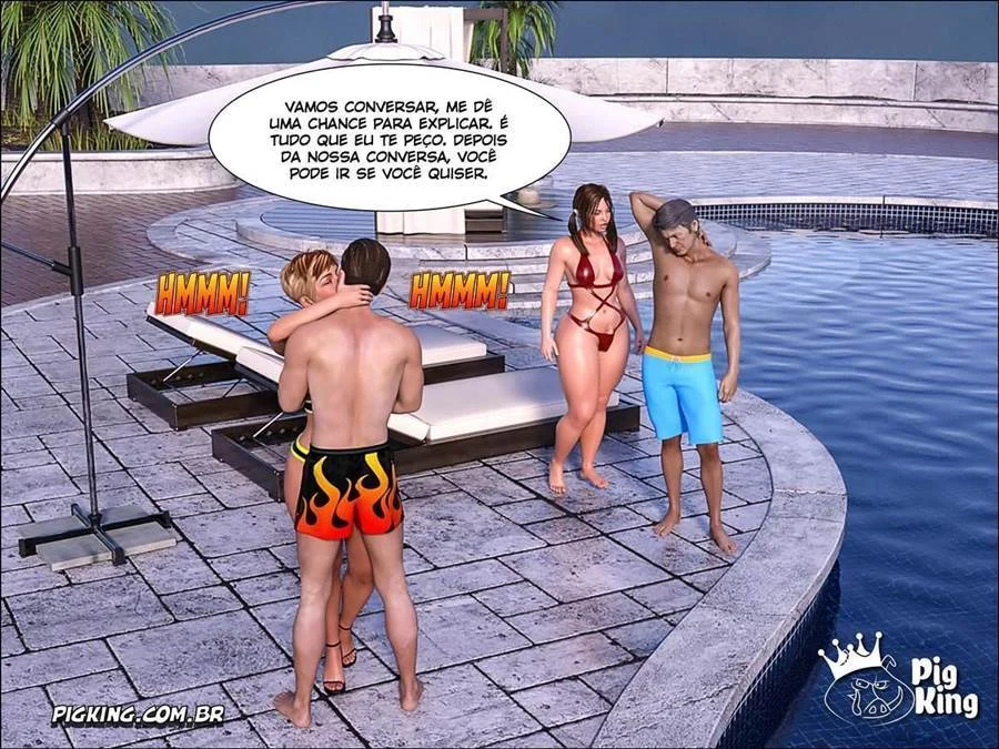 Fudendo a virgem exibida: foda anal com sobrinha safada em 3D