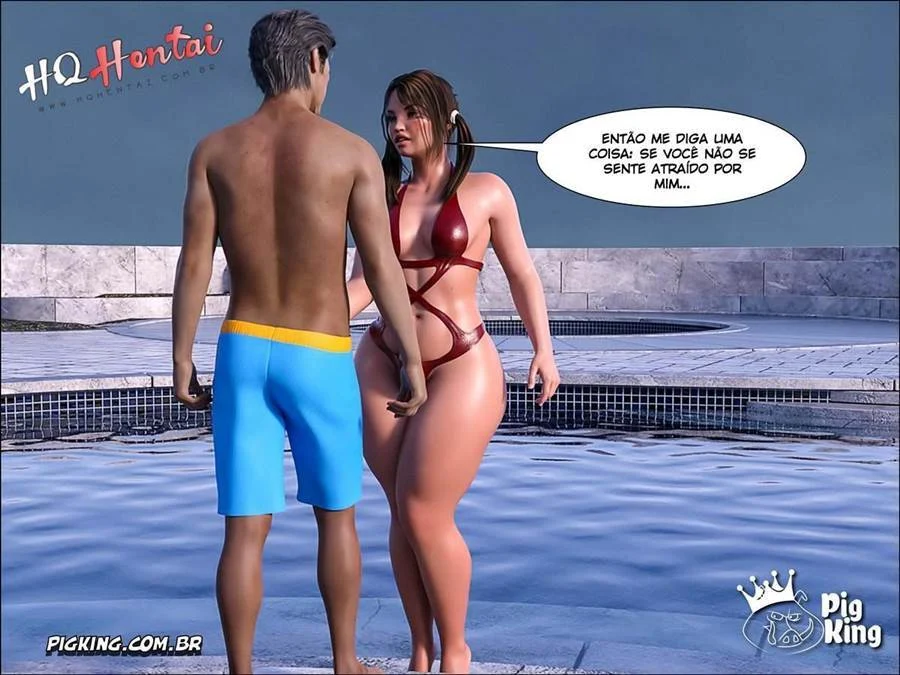 Fudendo a virgem exibida: foda anal com sobrinha safada em 3D