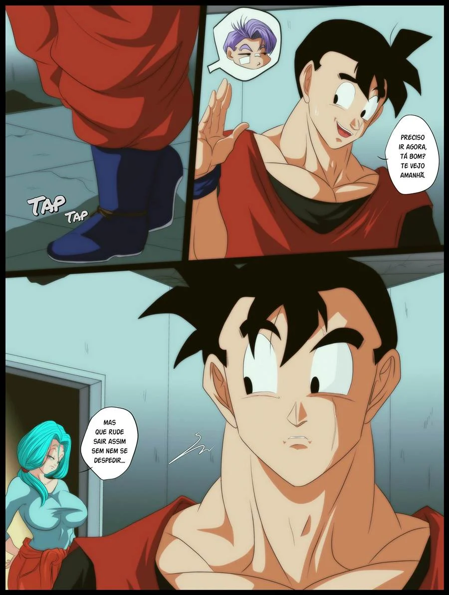 Um encontro proibido: Bulma e Gohan se entregam ao prazer nos bastidores
