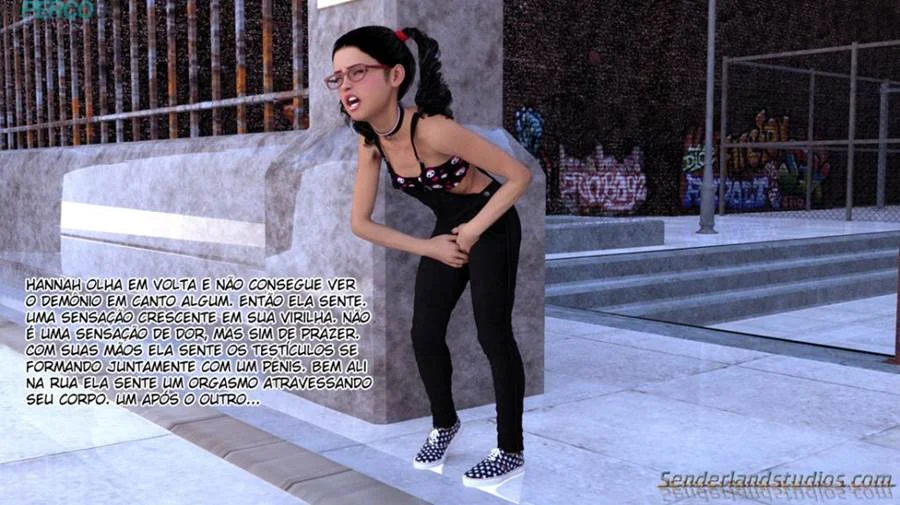 Shemale Explícito: Quadrinhos Eróticos com Trans 3D Apetitosa