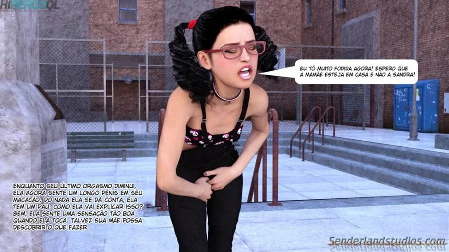 Shemale Explícito: Quadrinhos Eróticos com Trans 3D Apetitosa