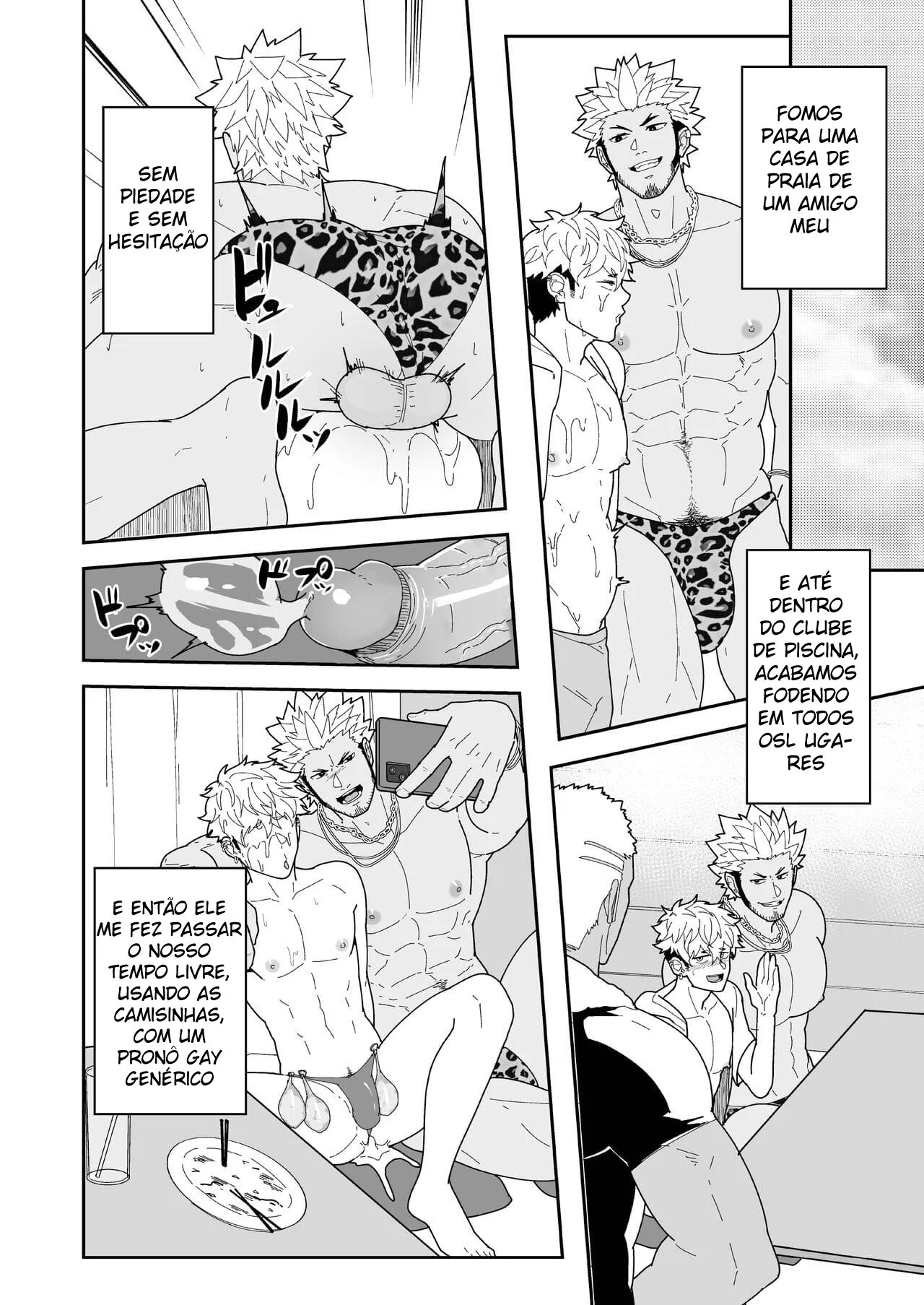 Apaixone-se no calor: sexo explosivo entre homens após o nascer do sol