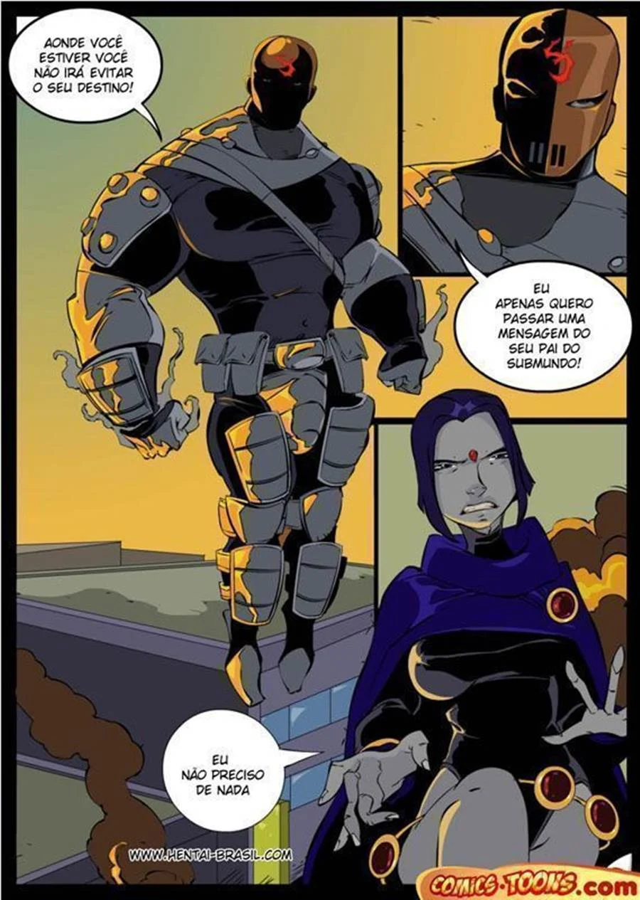 Exterminador violenta a poderosa Ravena em sexo selvagem