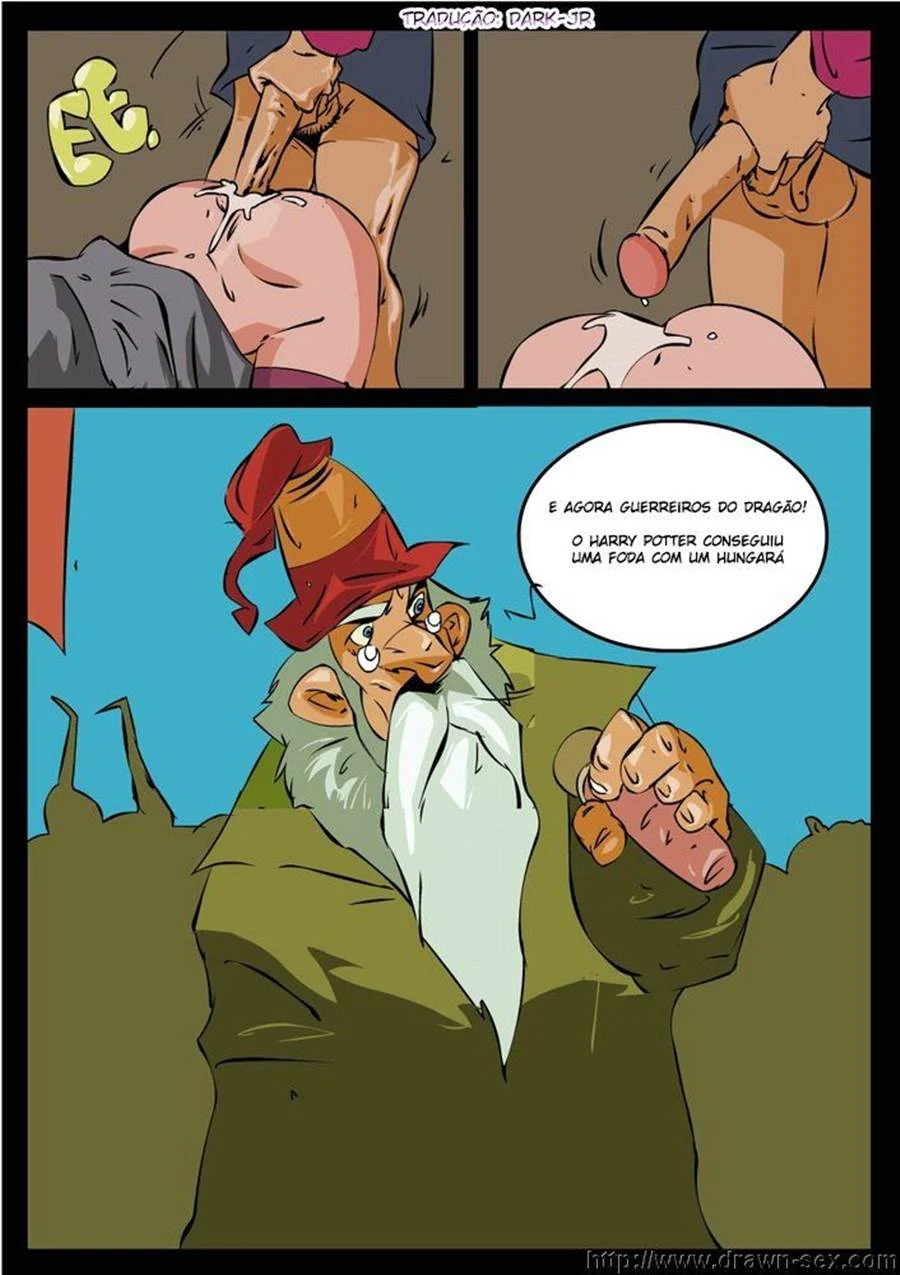 Orgasmos Proibidos de Harry Potter: Feitiços de Sexo Anal em HQ Exclusiva