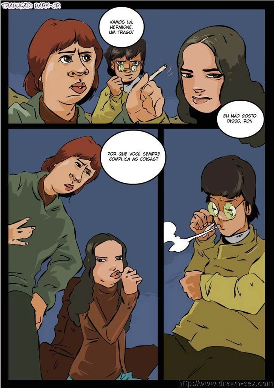 Orgasmos Proibidos de Harry Potter: Feitiços de Sexo Anal em HQ Exclusiva