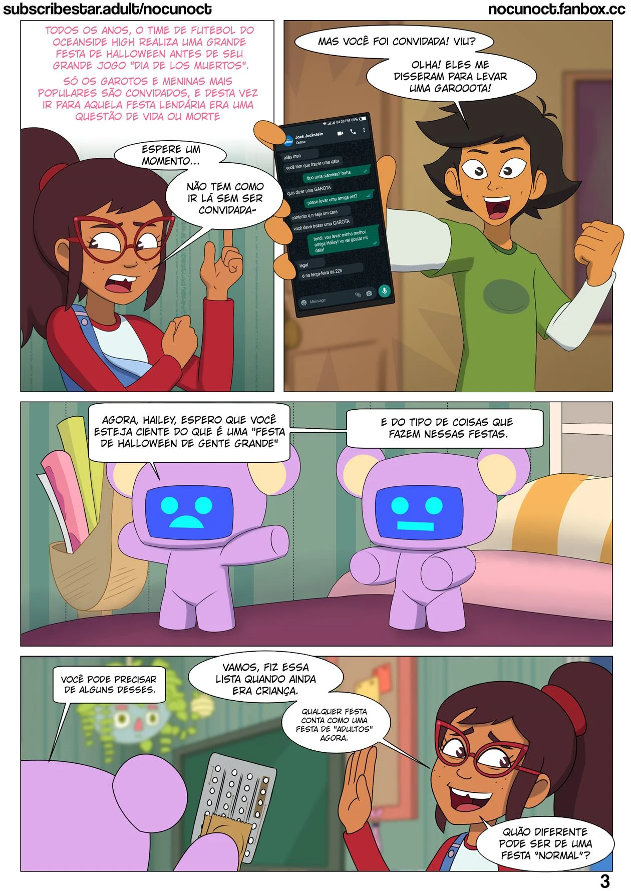 Halloween Proibido da Hailey: Quadrinhos Eróticos Explícitos e Safados
