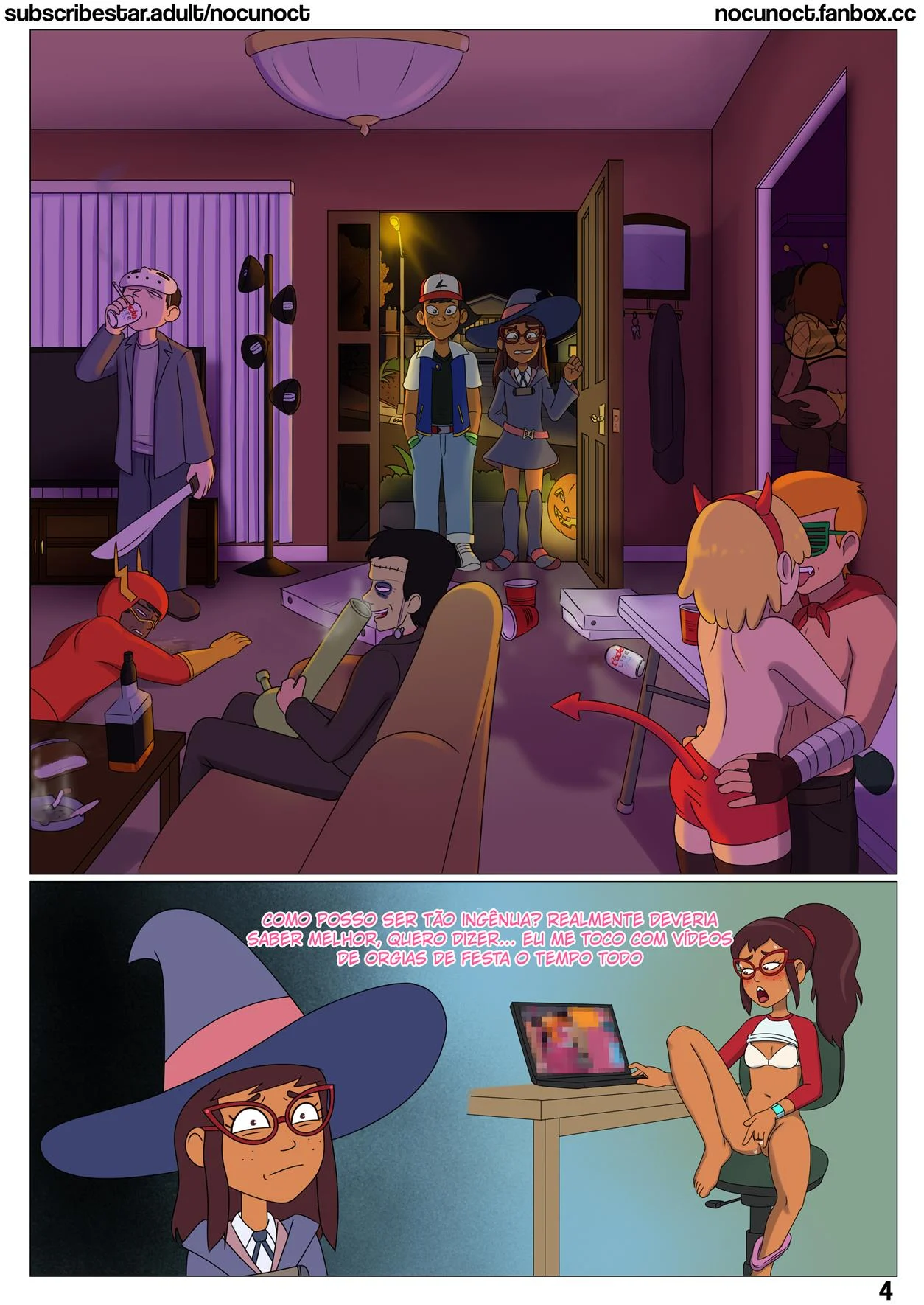 Halloween Proibido da Hailey: Quadrinhos Eróticos Explícitos e Safados Halloween Proibido da Hailey: Quadrinhos Eróticos Explícitos e Safados