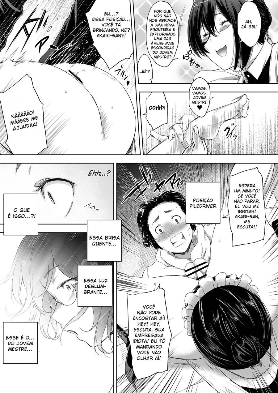 Namorada Empregada Dando Prova de Amor Quente ao Jovem Amante