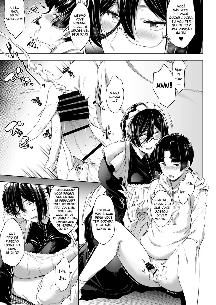 Namorada Empregada Dando Prova de Amor Quente ao Jovem Amante