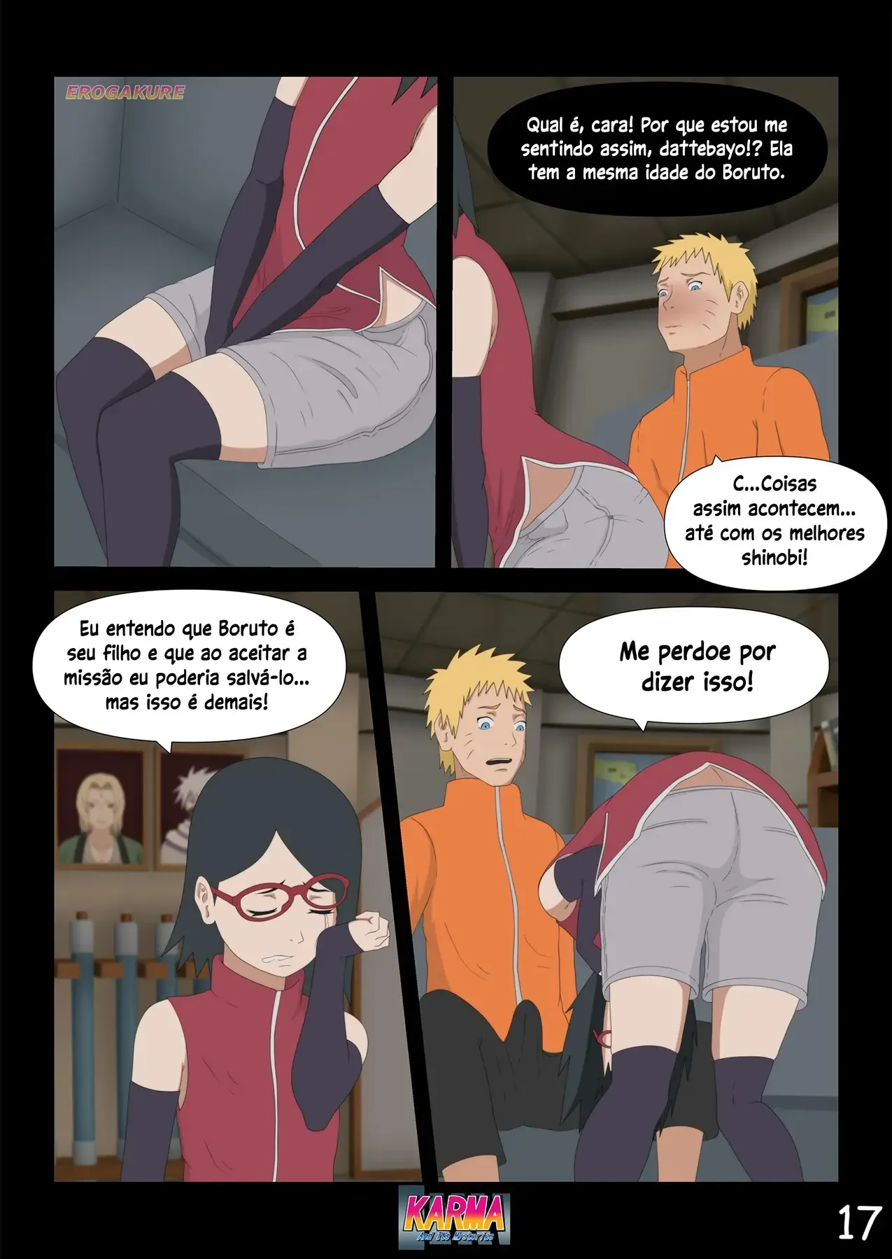 Karma de Boruto 3: HQ Erótica Explícita com Cenas de Sexo Ardente Karma de Boruto 3: HQ Erótica Explícita com Cenas de Sexo Ardente