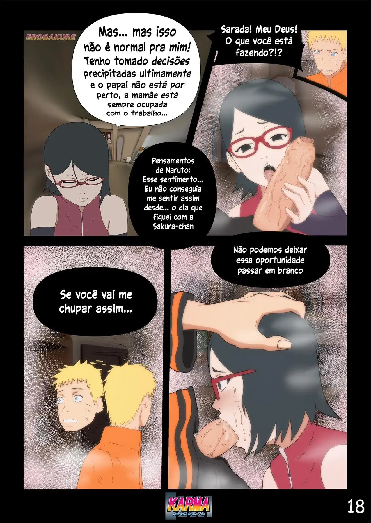 Karma de Boruto 3: HQ Erótica Explícita com Cenas de Sexo Ardente Karma de Boruto 3: HQ Erótica Explícita com Cenas de Sexo Ardente