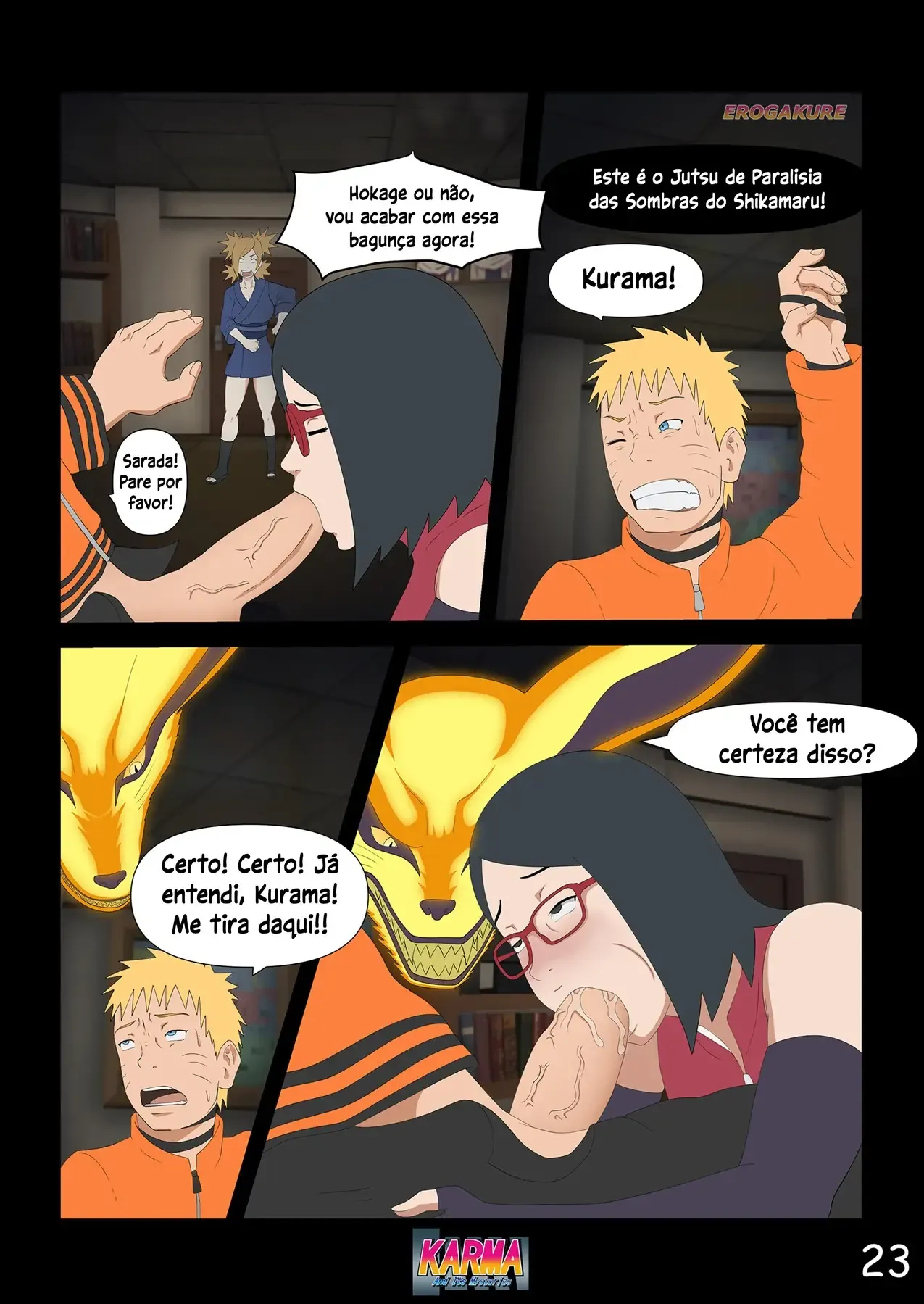 Karma de Boruto 3: HQ Erótica Explícita com Cenas de Sexo Ardente Karma de Boruto 3: HQ Erótica Explícita com Cenas de Sexo Ardente