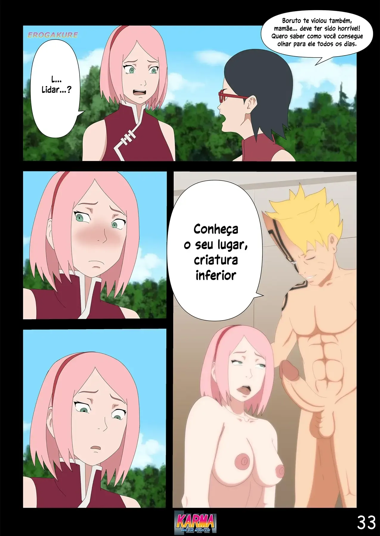 Karma de Boruto 3: HQ Erótica Explícita com Cenas de Sexo Ardente Karma de Boruto 3: HQ Erótica Explícita com Cenas de Sexo Ardente