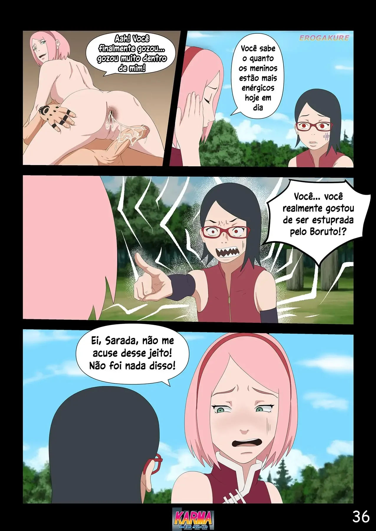 Karma de Boruto 3: HQ Erótica Explícita com Cenas de Sexo Ardente Karma de Boruto 3: HQ Erótica Explícita com Cenas de Sexo Ardente