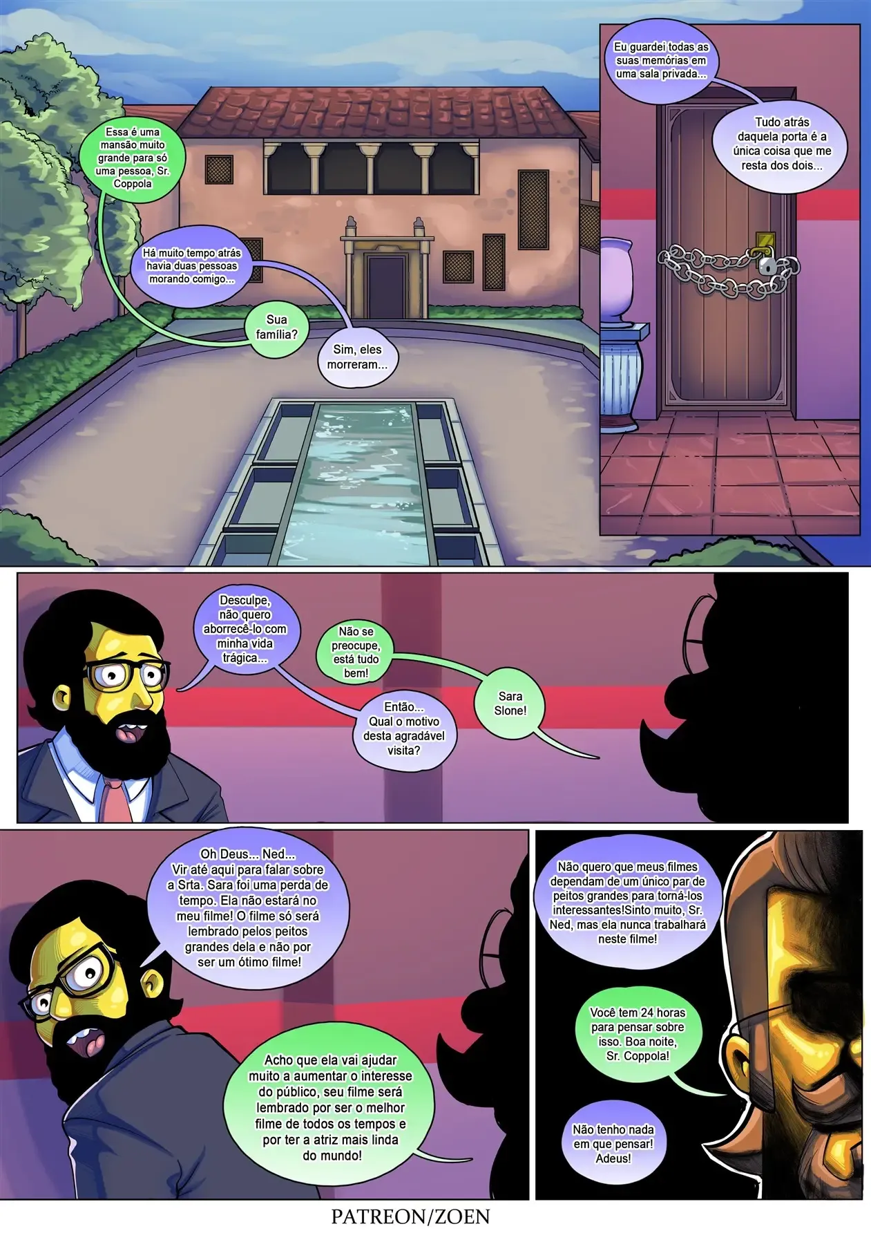 O Segredo Proibido de Ned Flanders - Quadrinhos Eróticos dos Simpsons Explícitos