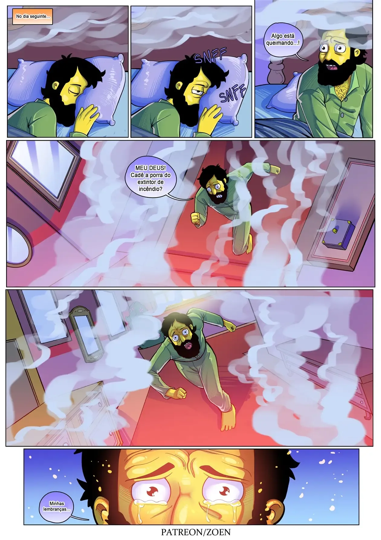 O Segredo Proibido de Ned Flanders - Quadrinhos Eróticos dos Simpsons Explícitos