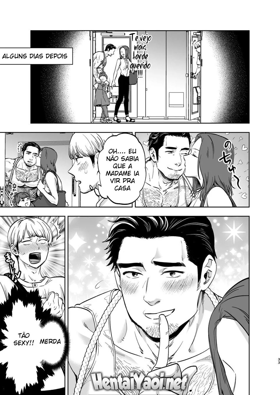 Marido Cobiçado do Vizinho: Hentai Yaoi Picante em HQ