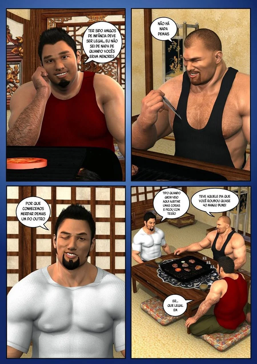 Orgias Explícitas: Trio Ardente em HQ de Sexo Gay Sem Limites