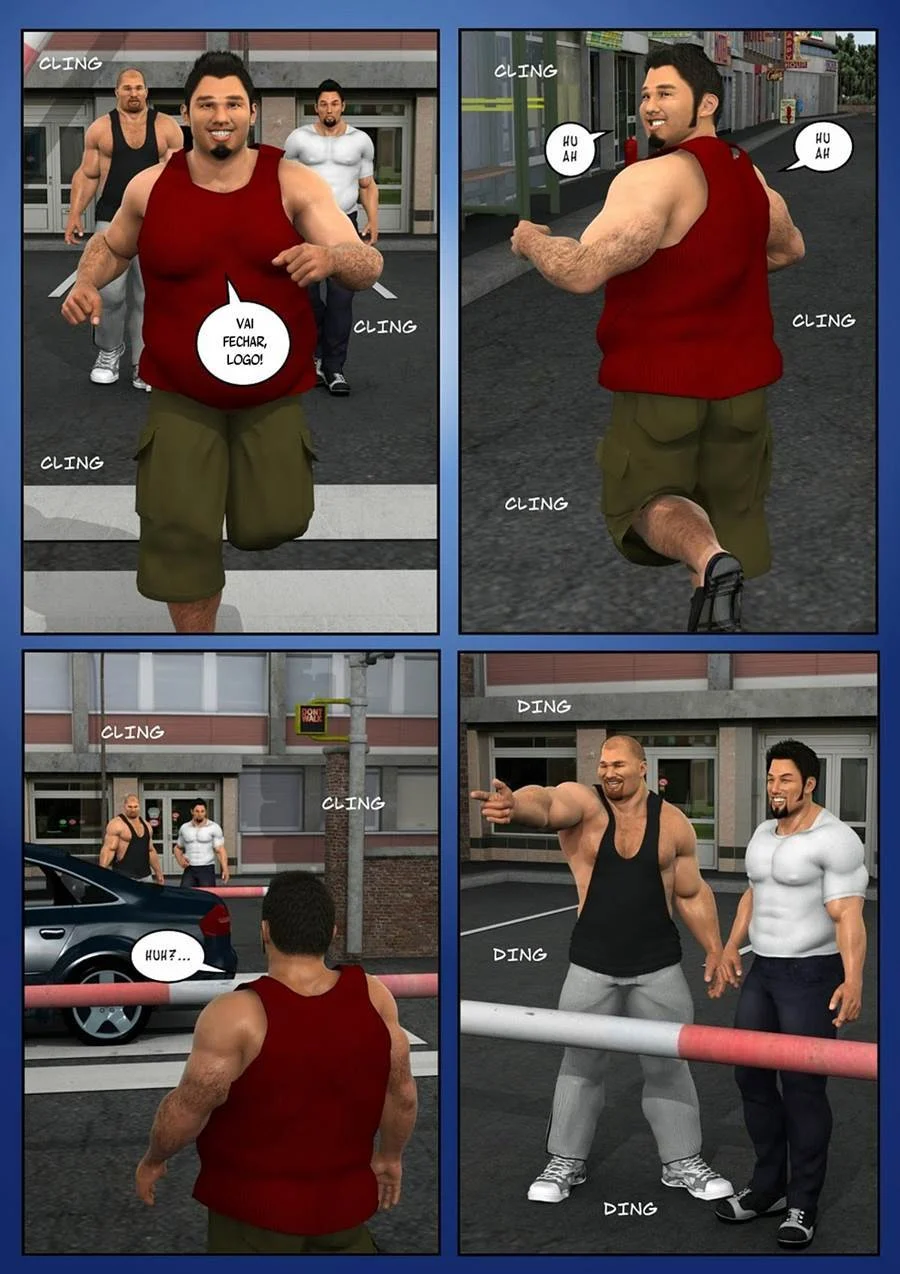 Orgias Explícitas: Trio Ardente em HQ de Sexo Gay Sem Limites