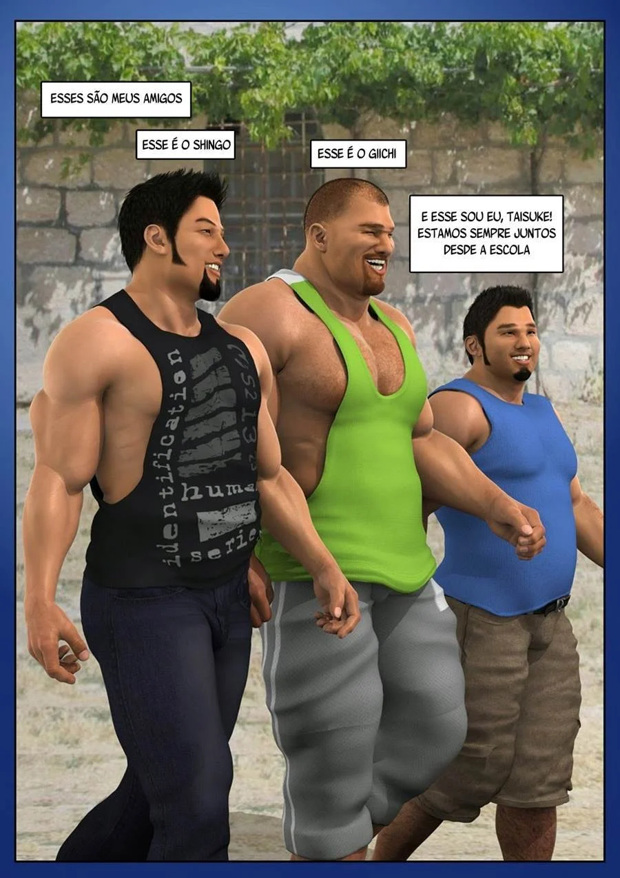 Orgias Explícitas: Trio Ardente em HQ de Sexo Gay Sem Limites